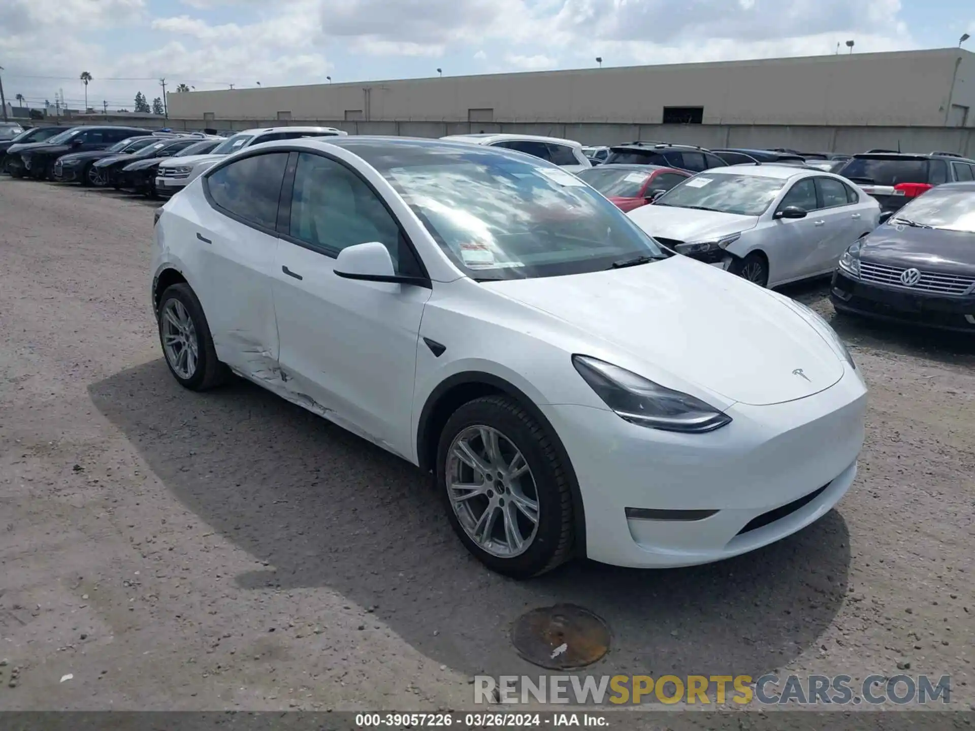 1 Фотография поврежденного автомобиля 7SAYGDEE8NF576604 TESLA MODEL Y 2022