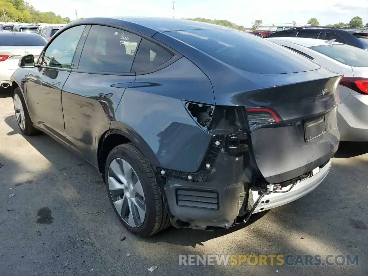 3 Photograph of a damaged car 7SAYGDEE9NF308273 TESLA MODEL Y 2022