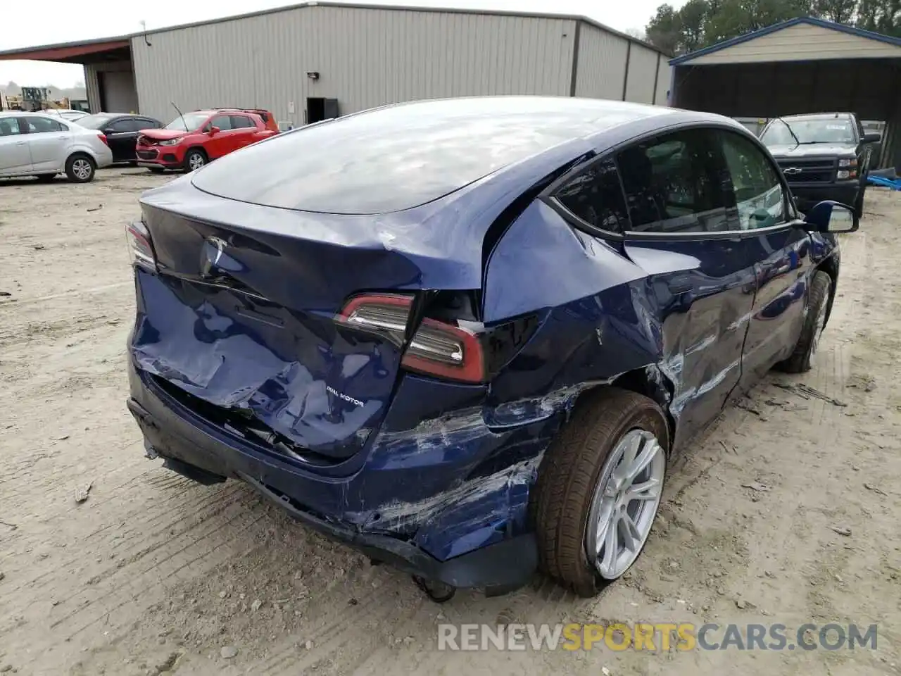 9 Photograph of a damaged car 7SAYGDEE9NF357330 TESLA MODEL Y 2022