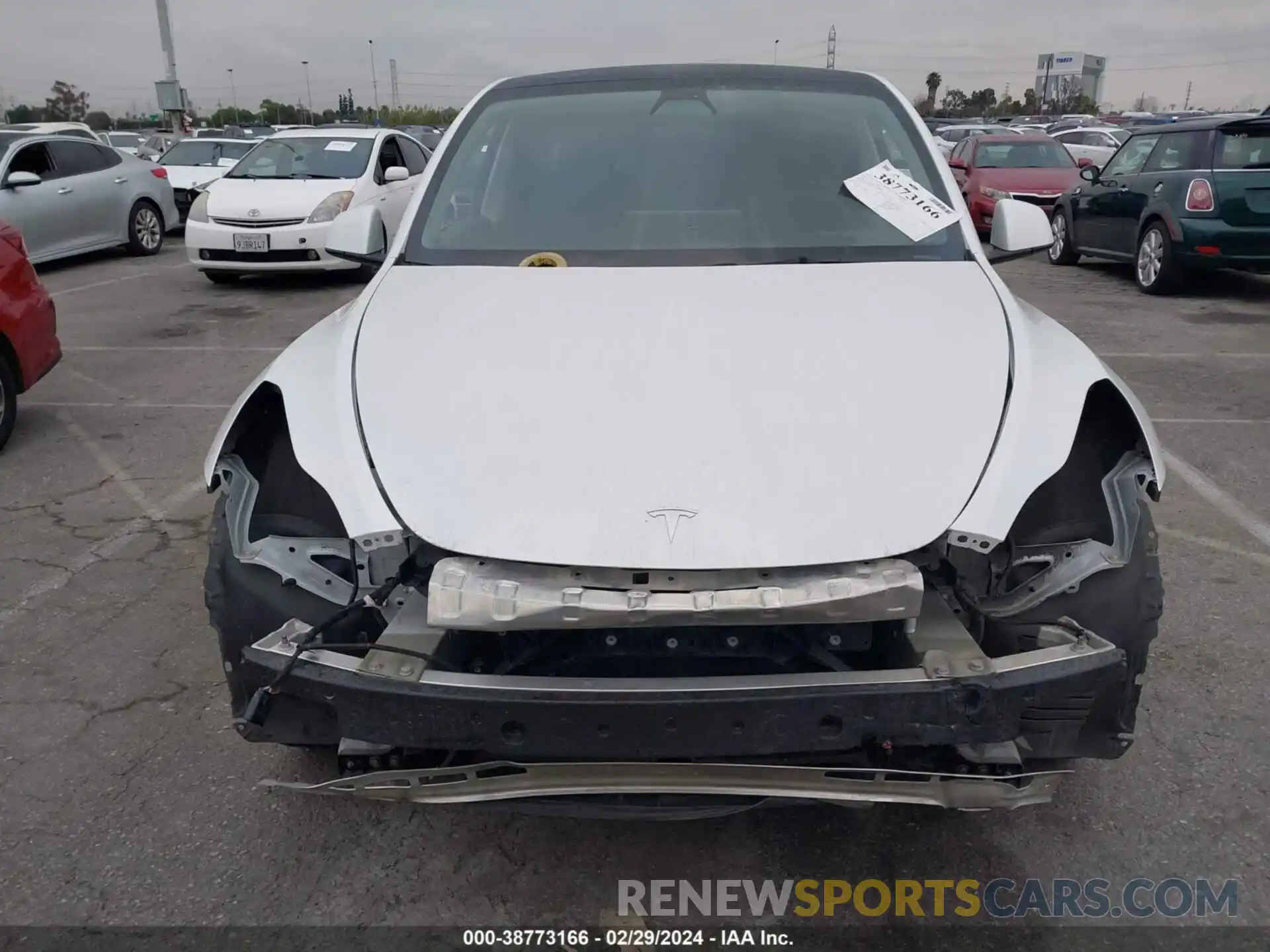 13 Photograph of a damaged car 7SAYGDEE9NF369607 TESLA MODEL Y 2022