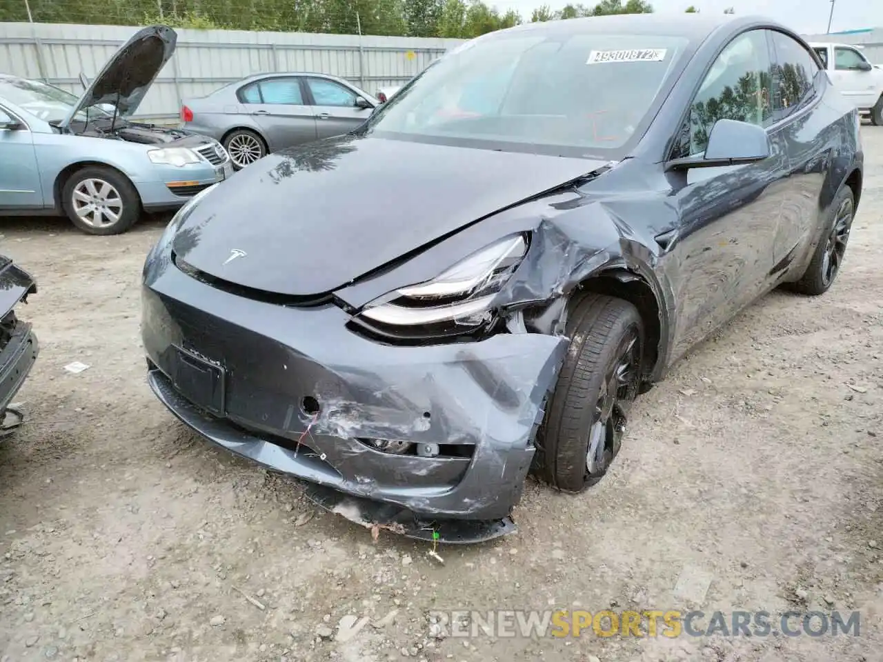 1 Photograph of a damaged car 7SAYGDEE9NF386357 TESLA MODEL Y 2022