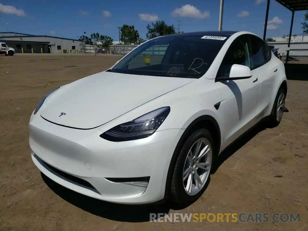 2 Фотография поврежденного автомобиля 7SAYGDEE9NF389811 TESLA MODEL Y 2022