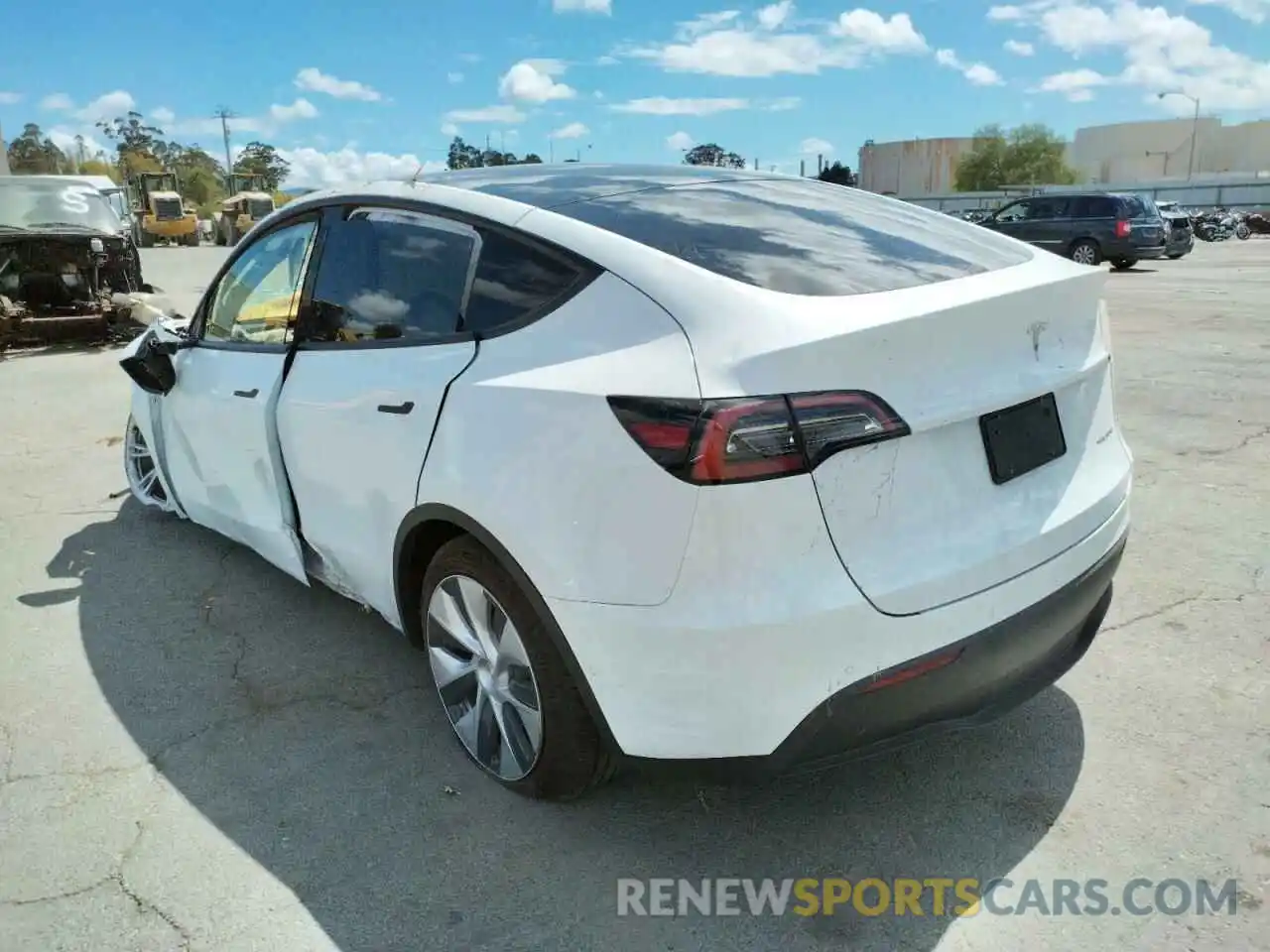 3 Photograph of a damaged car 7SAYGDEE9NF402511 TESLA MODEL Y 2022