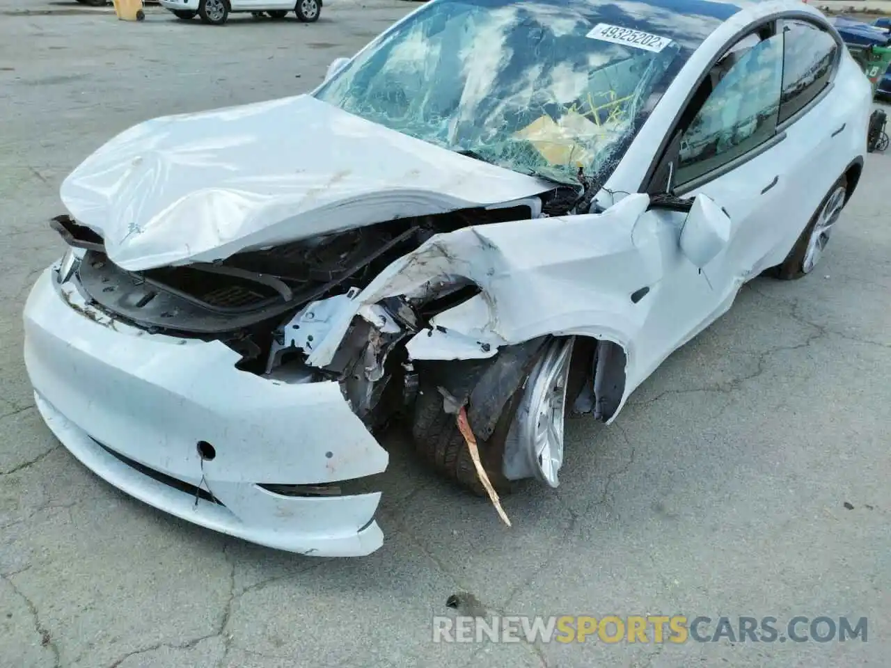 9 Photograph of a damaged car 7SAYGDEE9NF402511 TESLA MODEL Y 2022