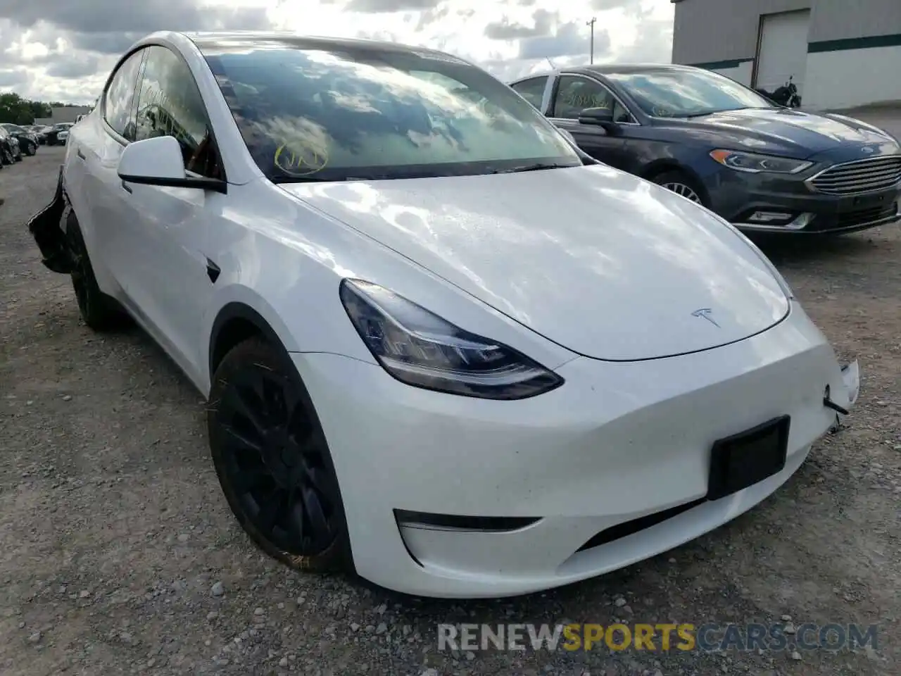 1 Photograph of a damaged car 7SAYGDEE9NF436514 TESLA MODEL Y 2022