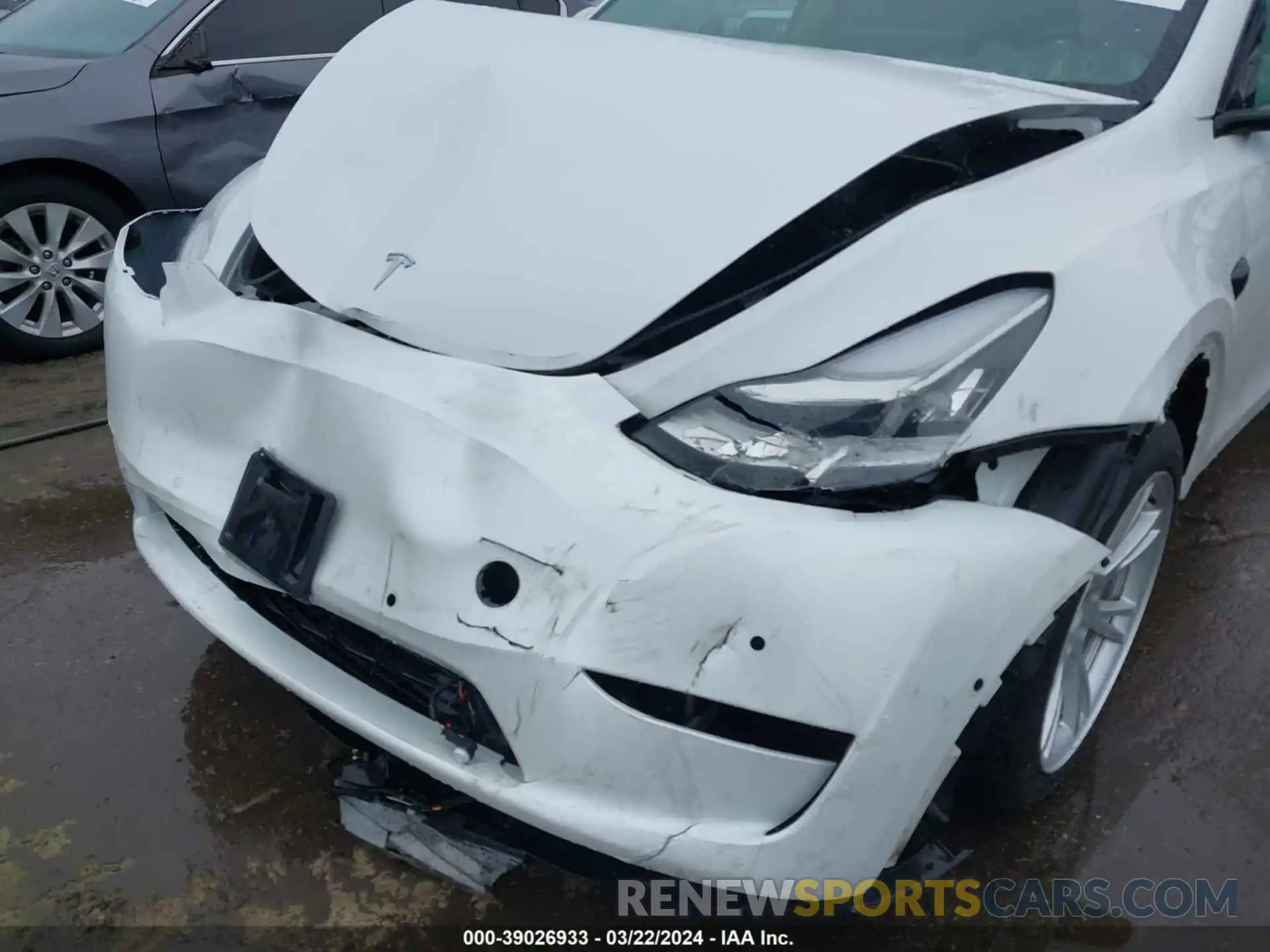 6 Photograph of a damaged car 7SAYGDEEXNF321288 TESLA MODEL Y 2022