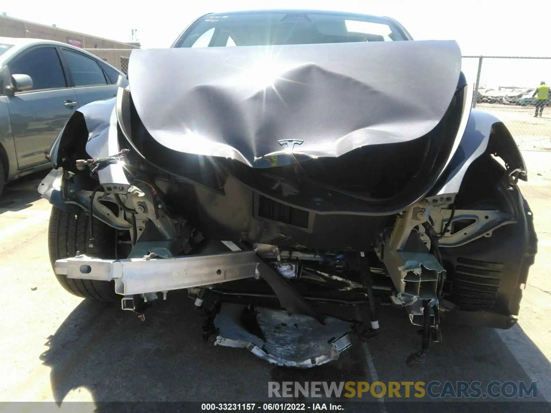 6 Photograph of a damaged car 7SAYGDEEXNF428048 TESLA MODEL Y 2022