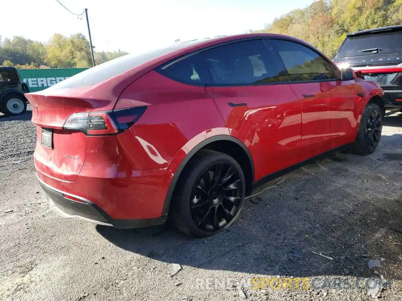 4 Photograph of a damaged car 7SAYGDEEXNF454438 TESLA MODEL Y 2022