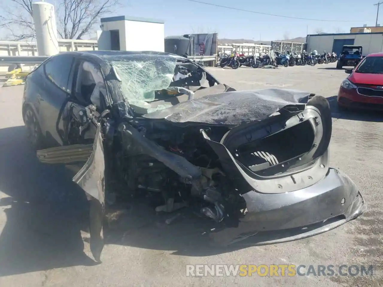 1 Photograph of a damaged car 7SAYGDEF0NF317548 TESLA MODEL Y 2022