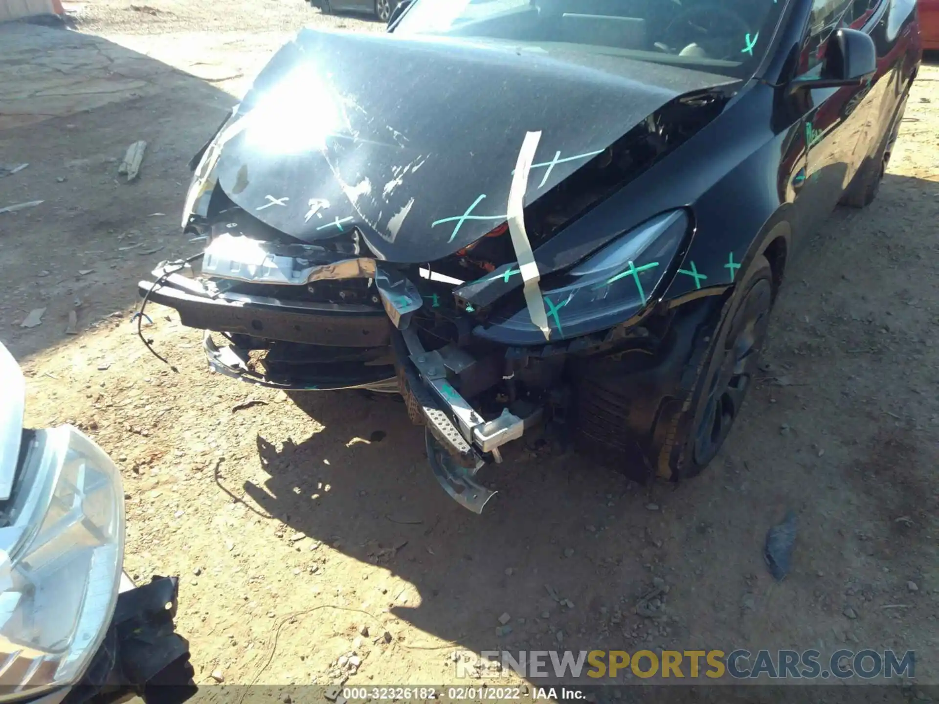 6 Photograph of a damaged car 7SAYGDEF0NF320322 TESLA MODEL Y 2022