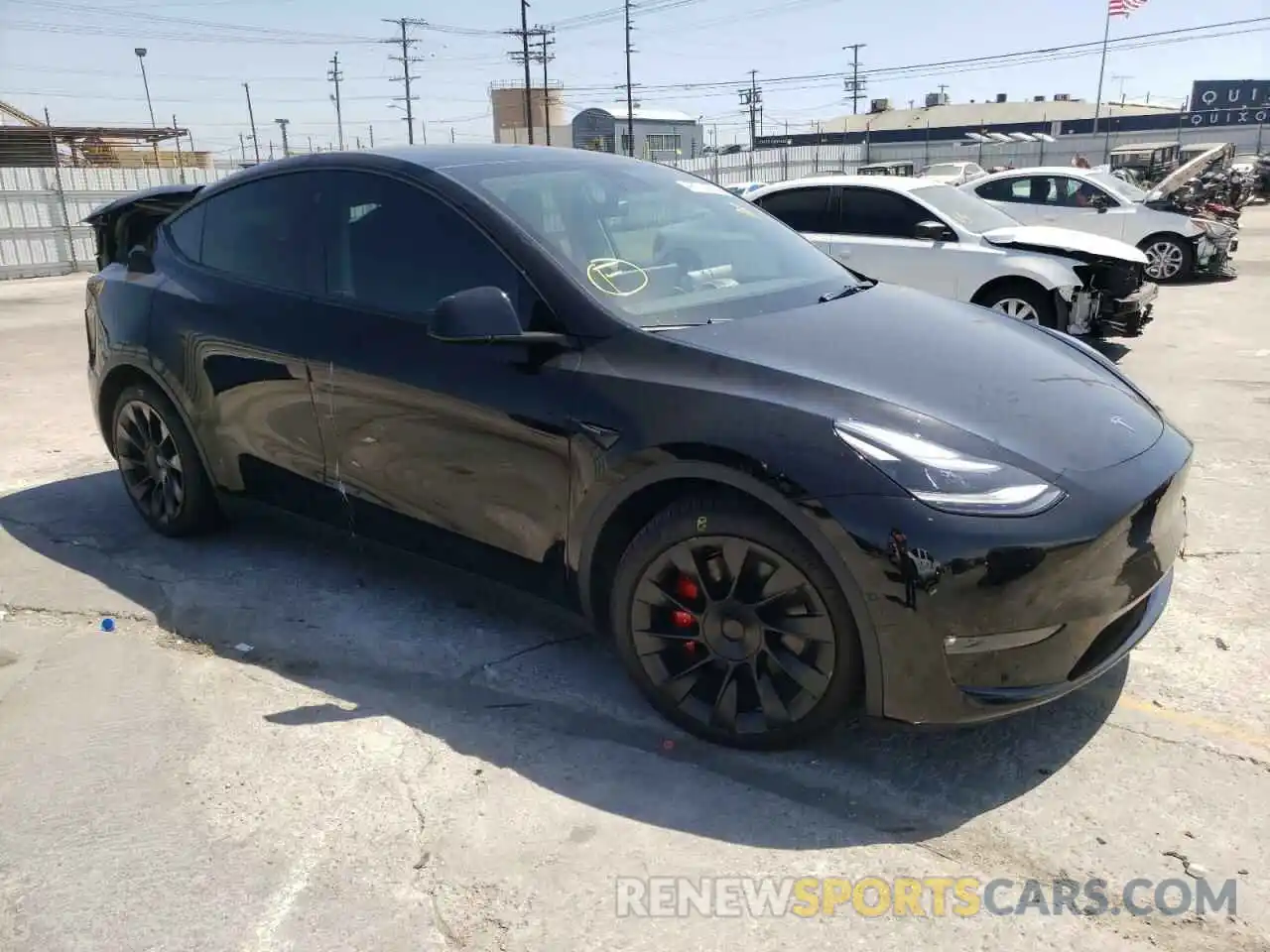 1 Photograph of a damaged car 7SAYGDEF0NF346502 TESLA MODEL Y 2022