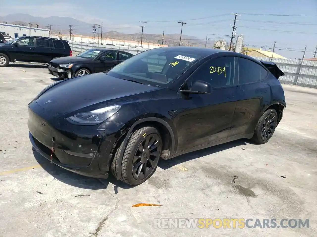 2 Photograph of a damaged car 7SAYGDEF0NF346502 TESLA MODEL Y 2022