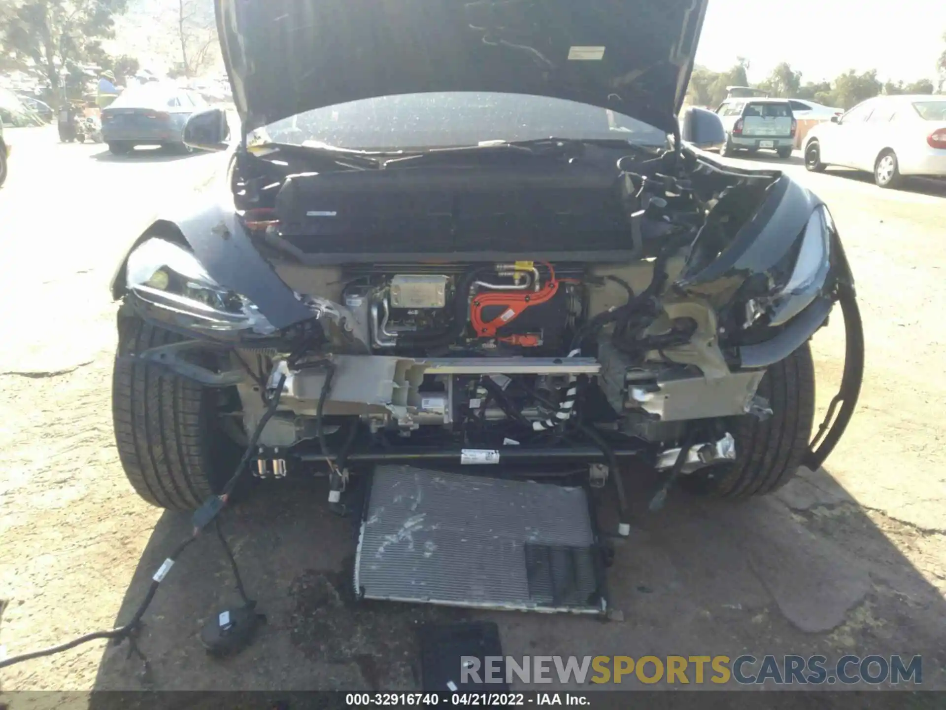 6 Photograph of a damaged car 7SAYGDEF0NF347021 TESLA MODEL Y 2022