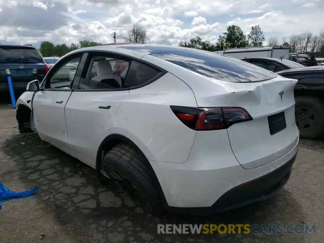 3 Фотография поврежденного автомобиля 7SAYGDEF0NF359492 TESLA MODEL Y 2022