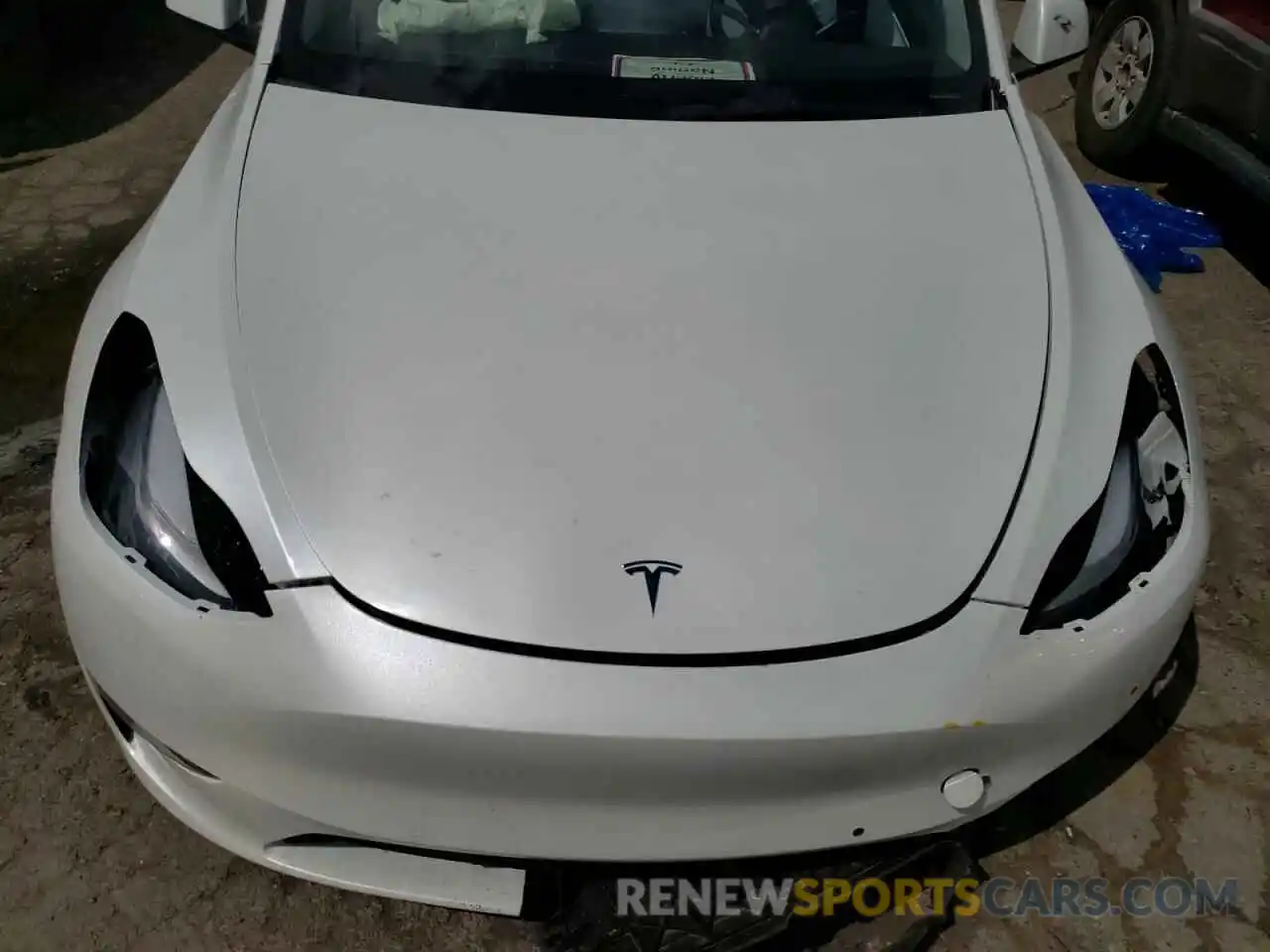 7 Photograph of a damaged car 7SAYGDEF0NF359492 TESLA MODEL Y 2022