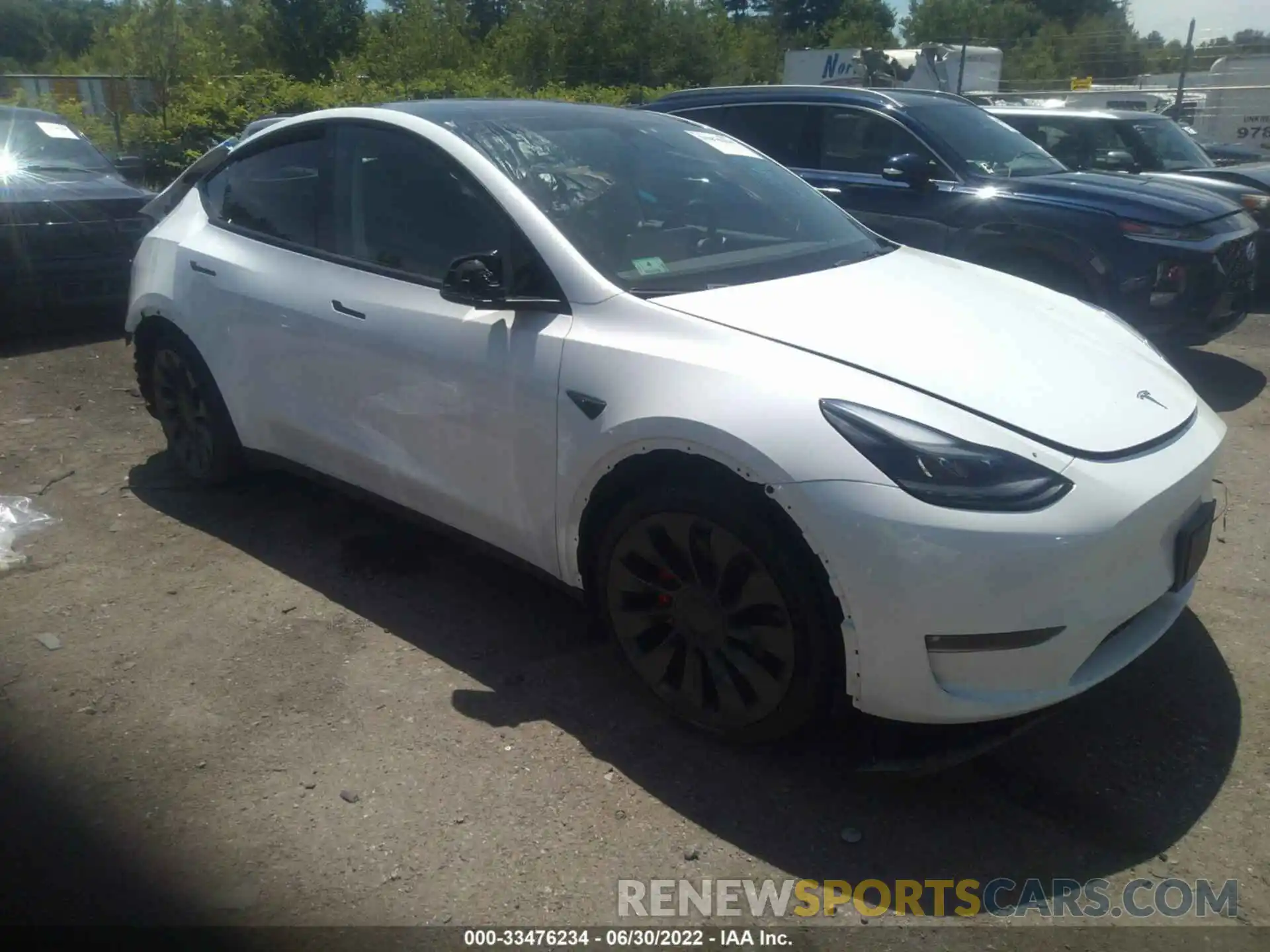 1 Фотография поврежденного автомобиля 7SAYGDEF0NF397756 TESLA MODEL Y 2022