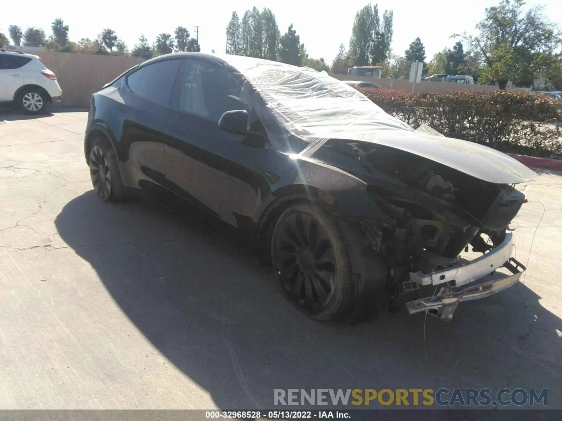 1 Photograph of a damaged car 7SAYGDEF0NF408092 TESLA MODEL Y 2022