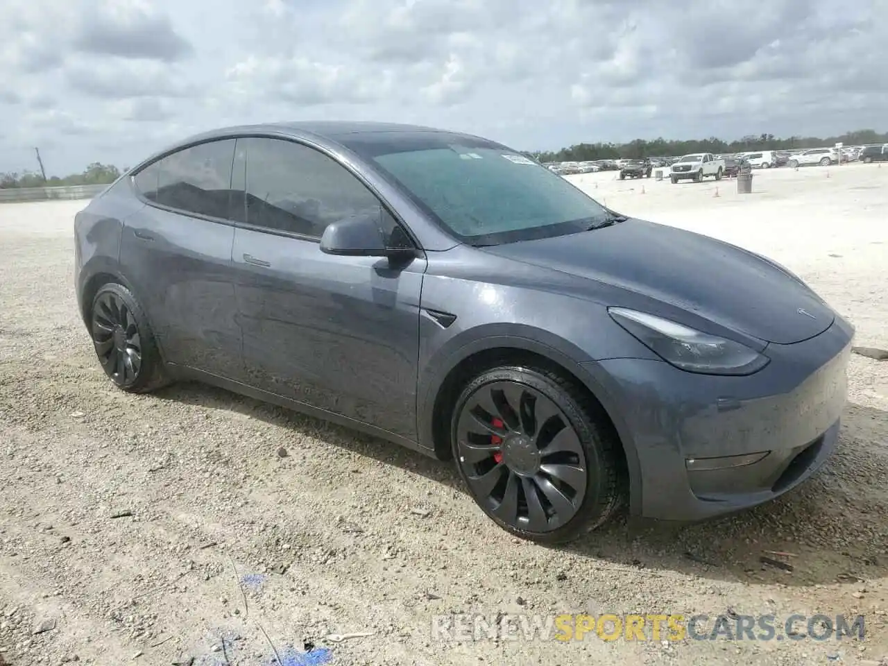 4 Фотография поврежденного автомобиля 7SAYGDEF0NF460449 TESLA MODEL Y 2022