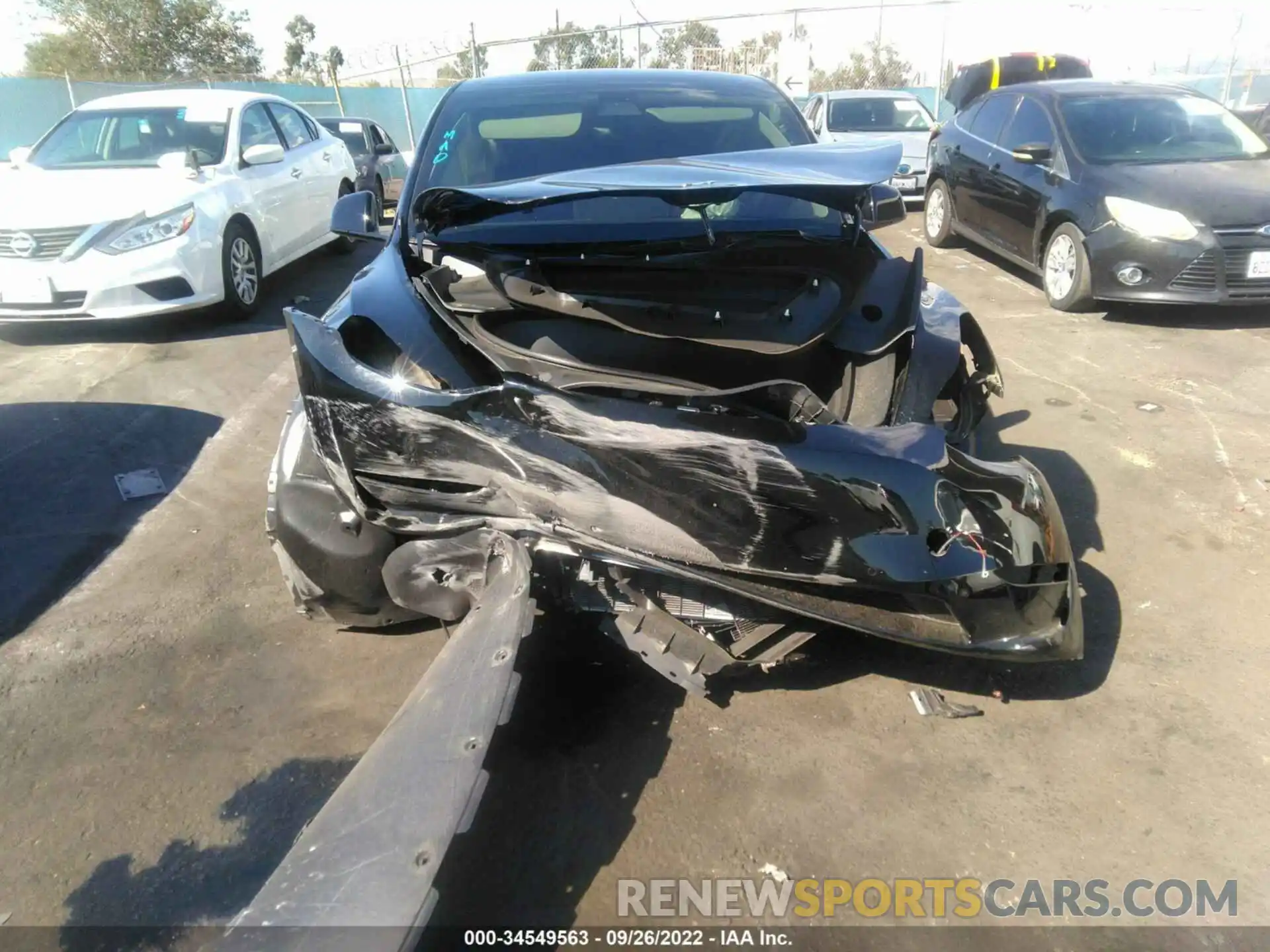 6 Photograph of a damaged car 7SAYGDEF0NF491328 TESLA MODEL Y 2022