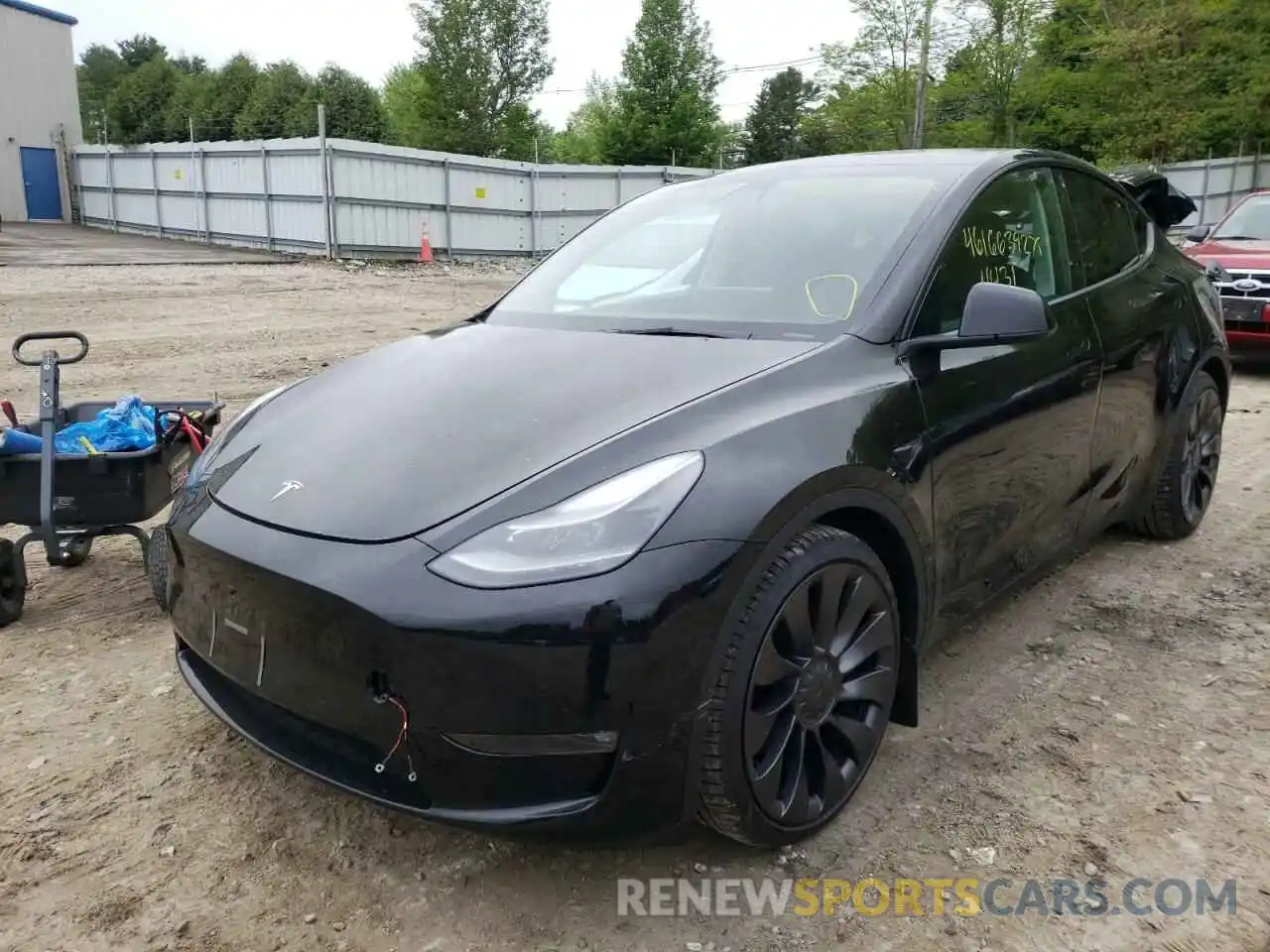 2 Photograph of a damaged car 7SAYGDEF1NF307532 TESLA MODEL Y 2022