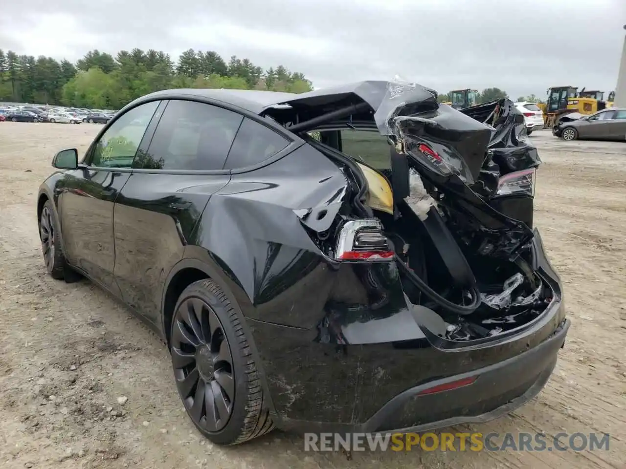 3 Photograph of a damaged car 7SAYGDEF1NF307532 TESLA MODEL Y 2022