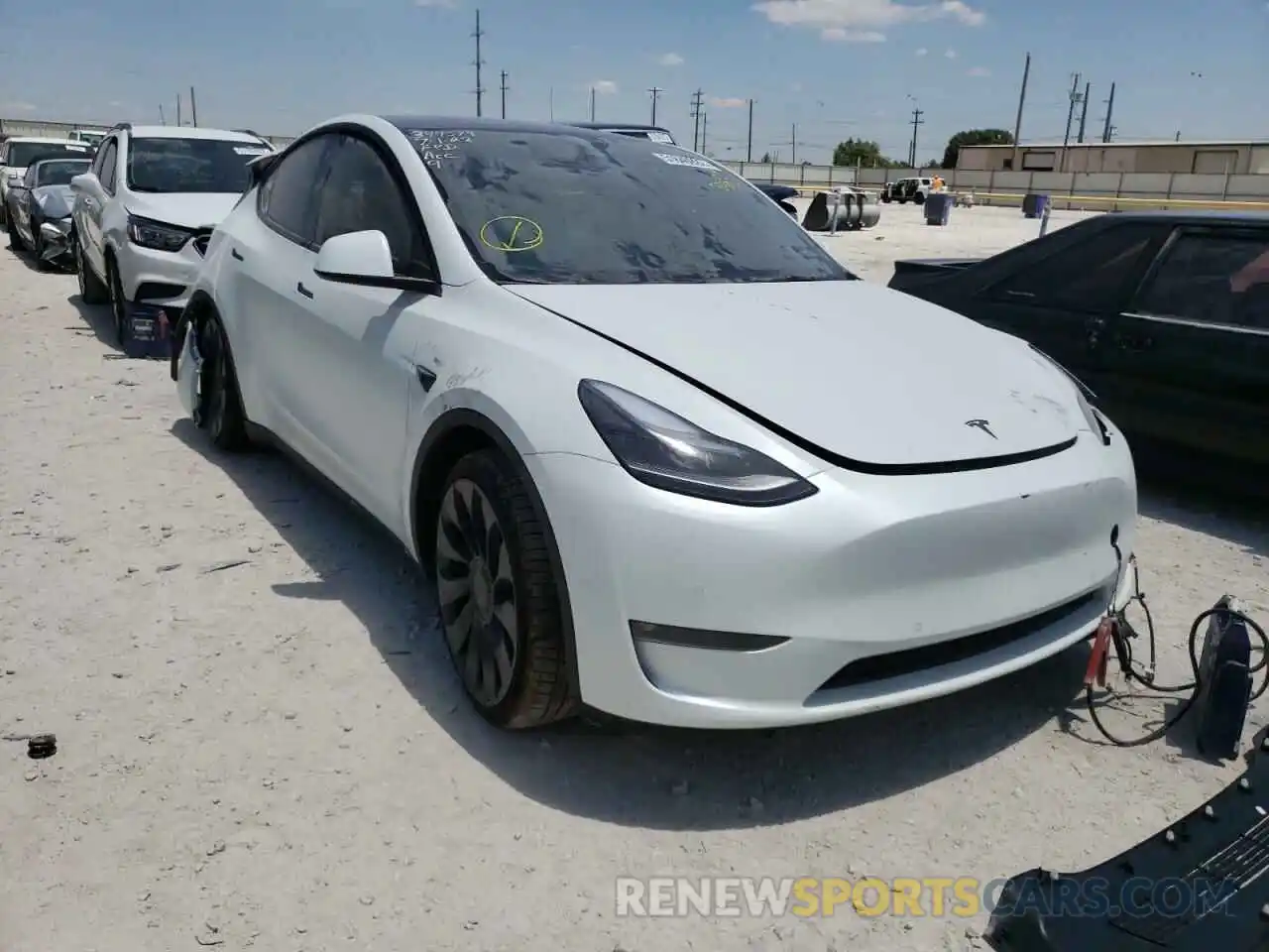 1 Фотография поврежденного автомобиля 7SAYGDEF1NF325982 TESLA MODEL Y 2022