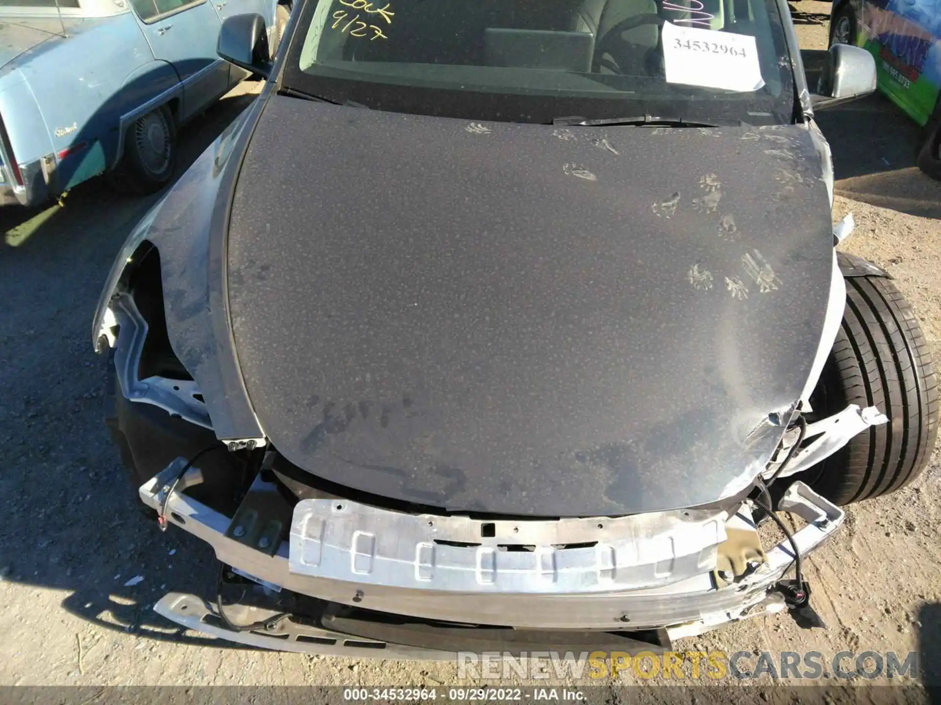 10 Photograph of a damaged car 7SAYGDEF1NF397054 TESLA MODEL Y 2022