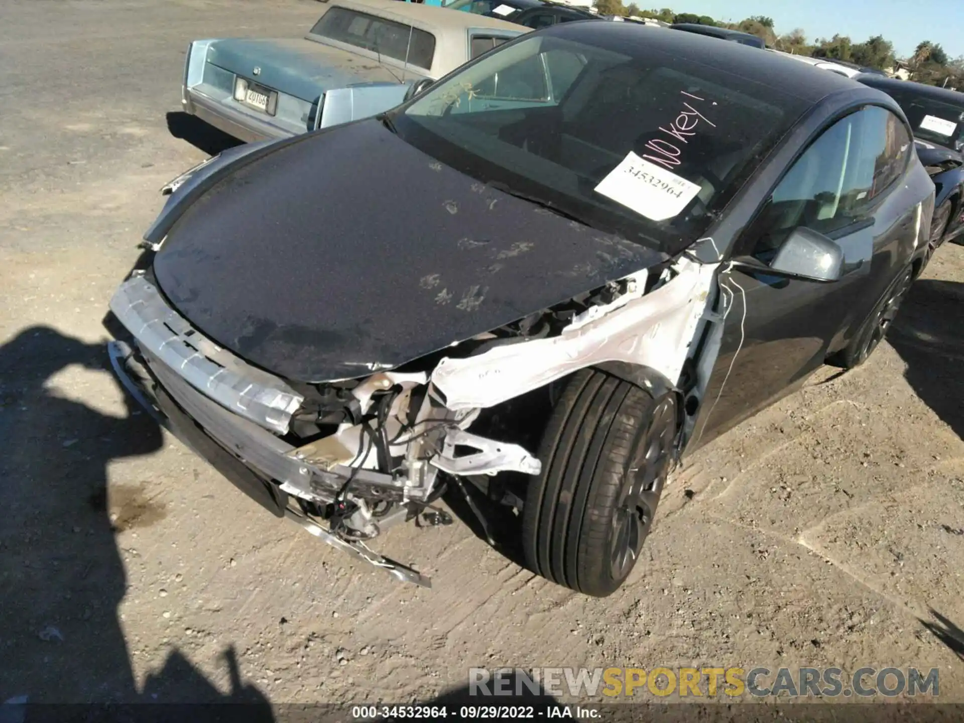 6 Photograph of a damaged car 7SAYGDEF1NF397054 TESLA MODEL Y 2022