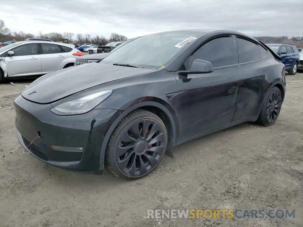 1 Photograph of a damaged car 7SAYGDEF1NF451565 TESLA MODEL Y 2022