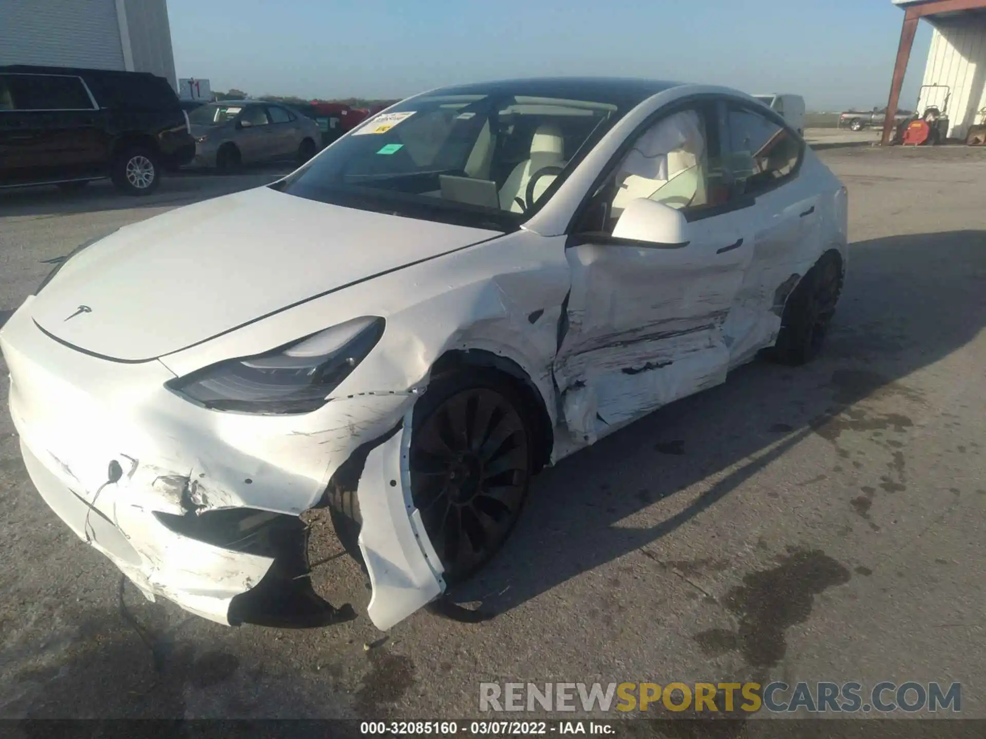 6 Photograph of a damaged car 7SAYGDEF2NF319463 TESLA MODEL Y 2022