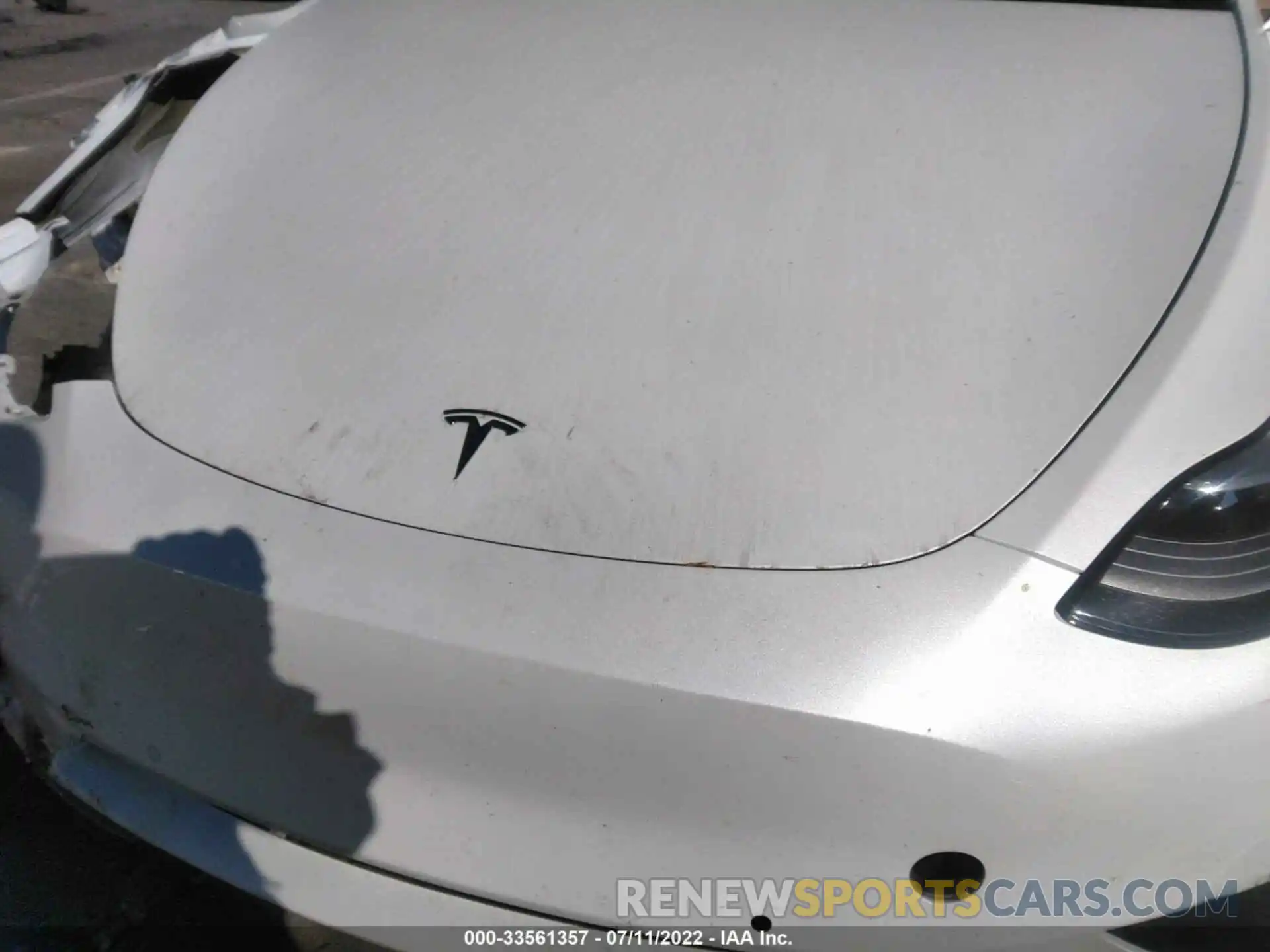 10 Photograph of a damaged car 7SAYGDEF2NF345626 TESLA MODEL Y 2022