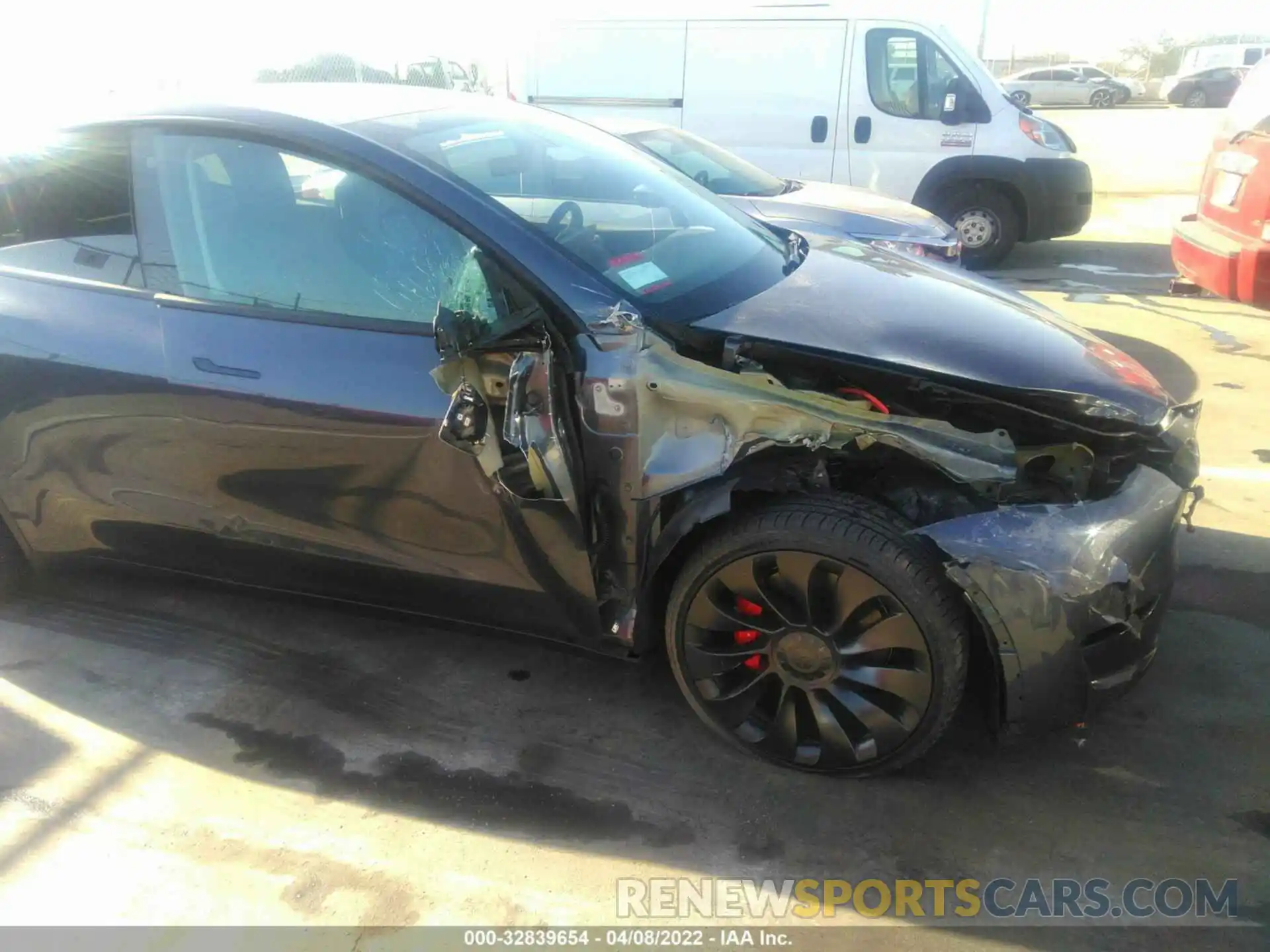 6 Фотография поврежденного автомобиля 7SAYGDEF2NF348414 TESLA MODEL Y 2022