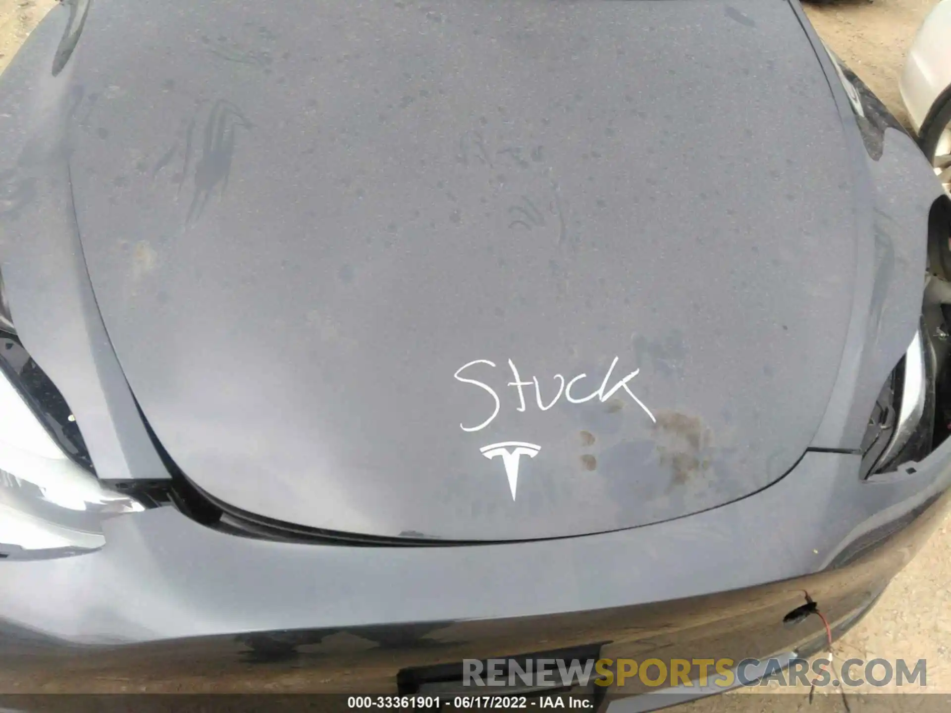 10 Photograph of a damaged car 7SAYGDEF2NF454085 TESLA MODEL Y 2022