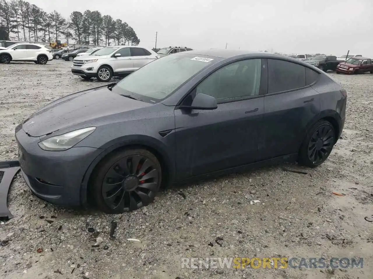 1 Photograph of a damaged car 7SAYGDEF2NF565610 TESLA MODEL Y 2022