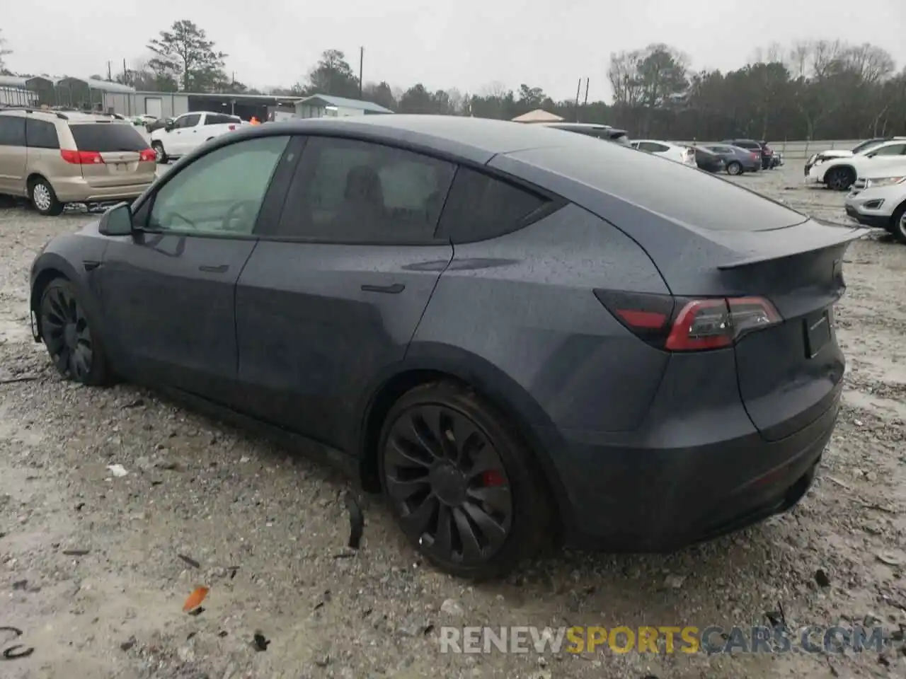 2 Photograph of a damaged car 7SAYGDEF2NF565610 TESLA MODEL Y 2022