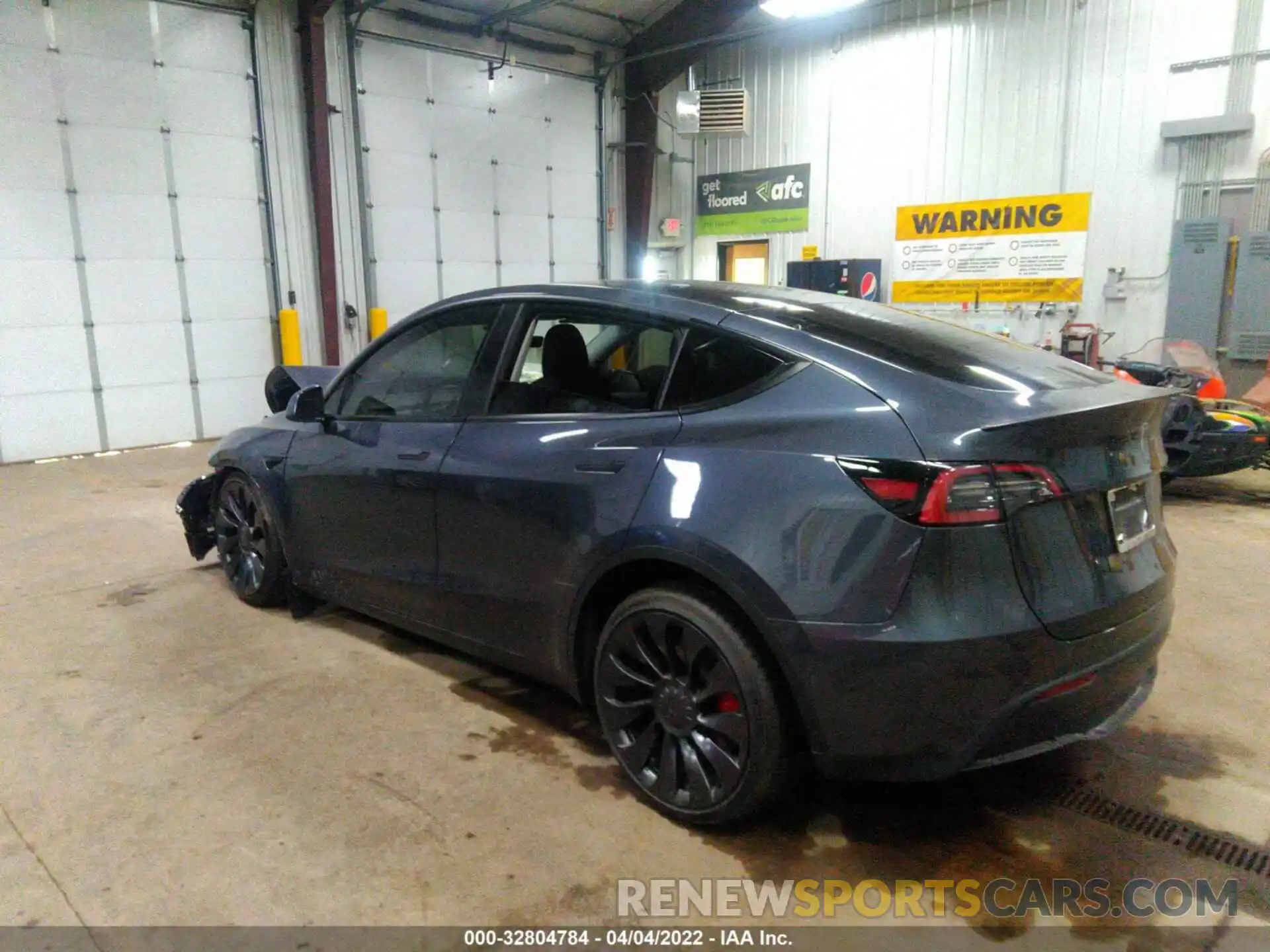 3 Photograph of a damaged car 7SAYGDEF3NF370356 TESLA MODEL Y 2022