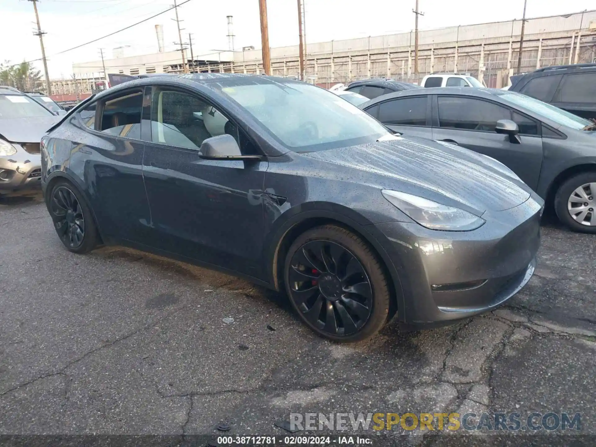 1 Photograph of a damaged car 7SAYGDEF3NF388937 TESLA MODEL Y 2022