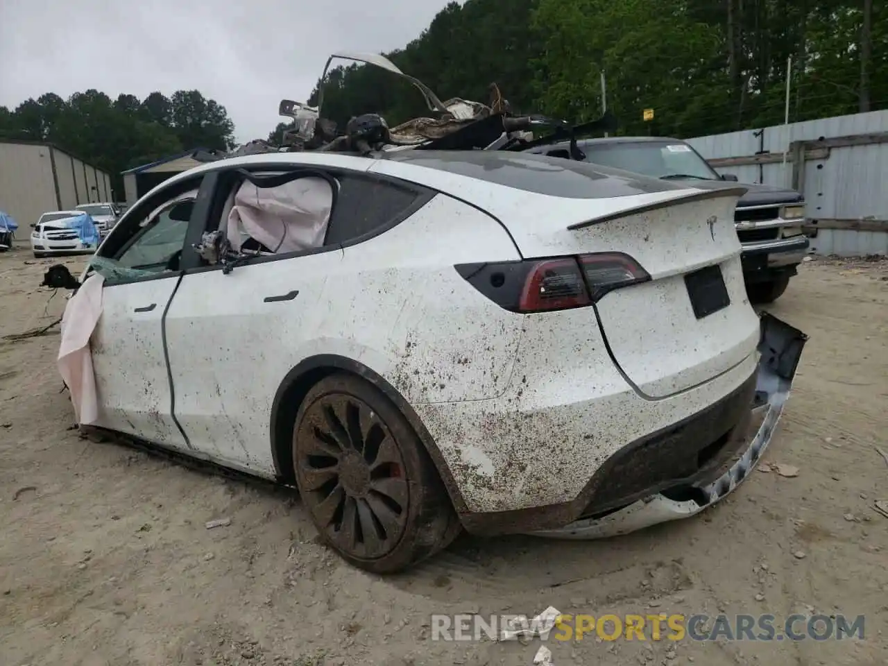 3 Photograph of a damaged car 7SAYGDEF3NF397704 TESLA MODEL Y 2022