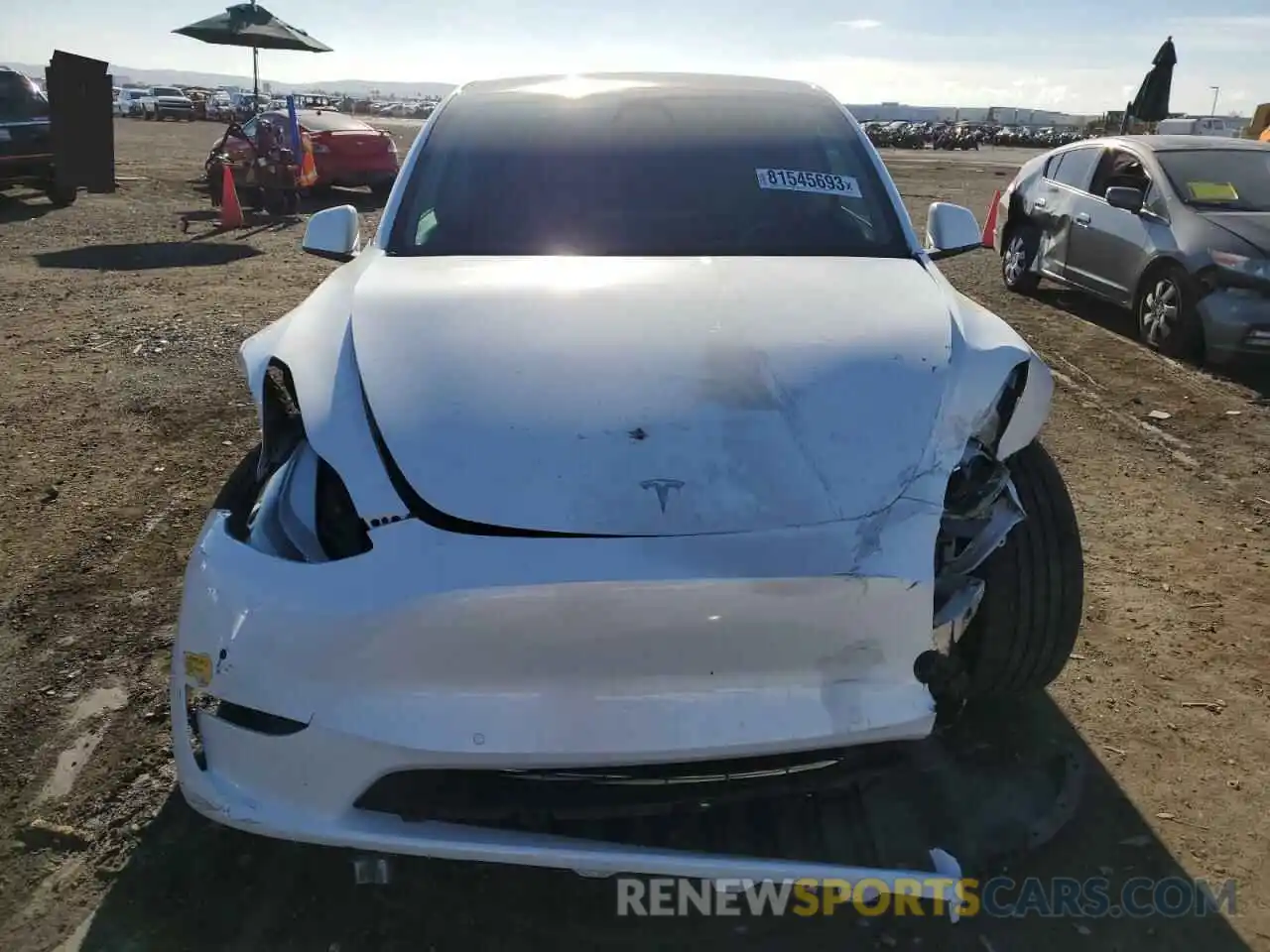 5 Photograph of a damaged car 7SAYGDEF4NF338161 TESLA MODEL Y 2022