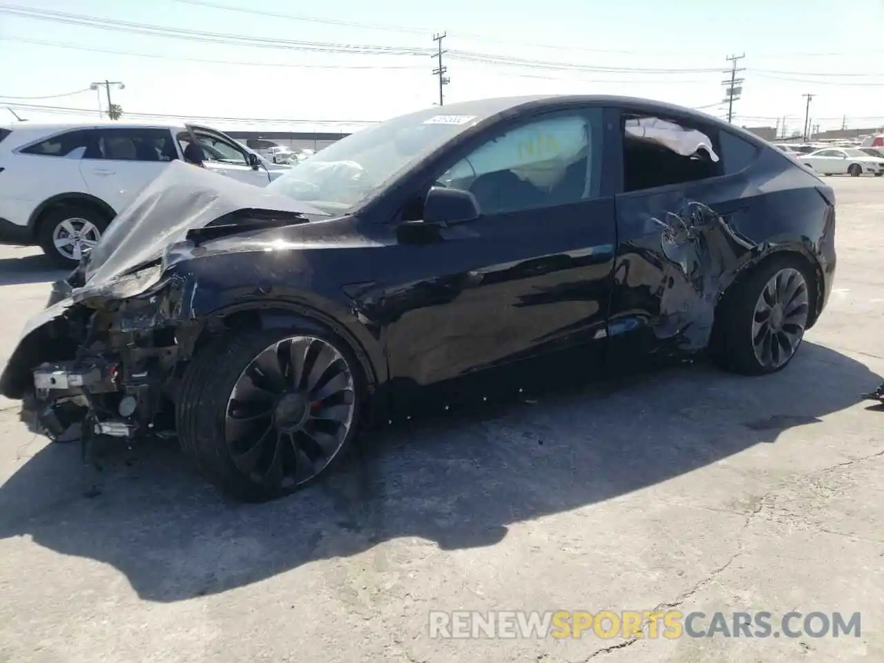 2 Photograph of a damaged car 7SAYGDEF4NF346549 TESLA MODEL Y 2022