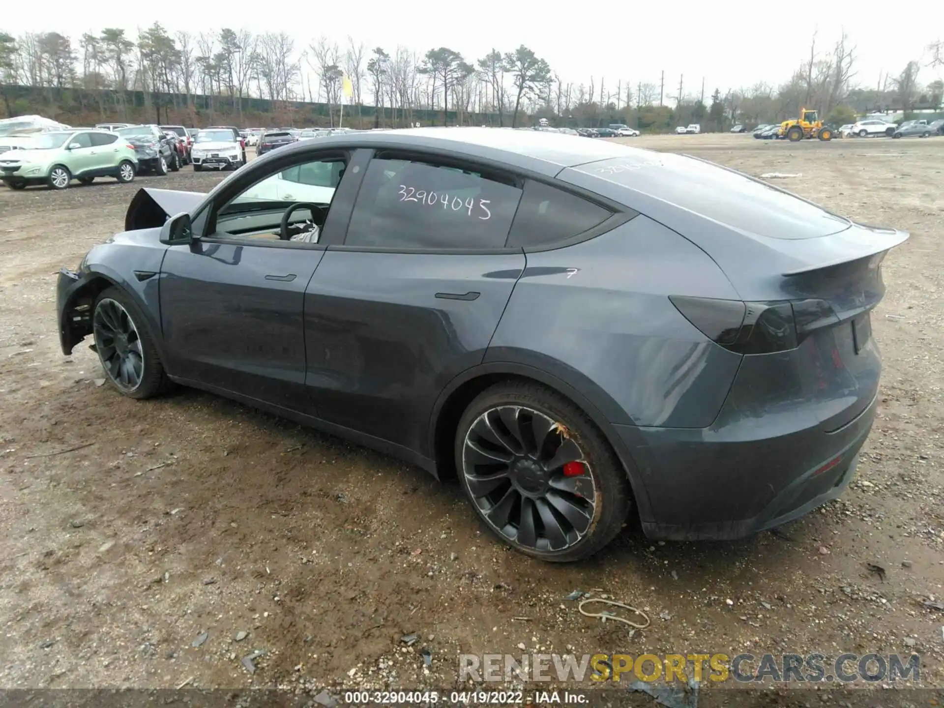 3 Фотография поврежденного автомобиля 7SAYGDEF4NF374464 TESLA MODEL Y 2022