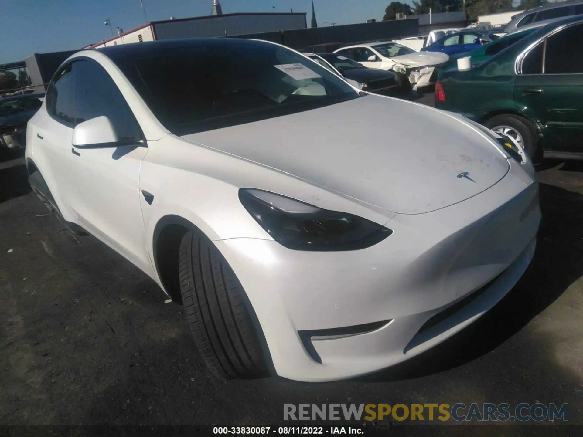 1 Photograph of a damaged car 7SAYGDEF4NF442861 TESLA MODEL Y 2022