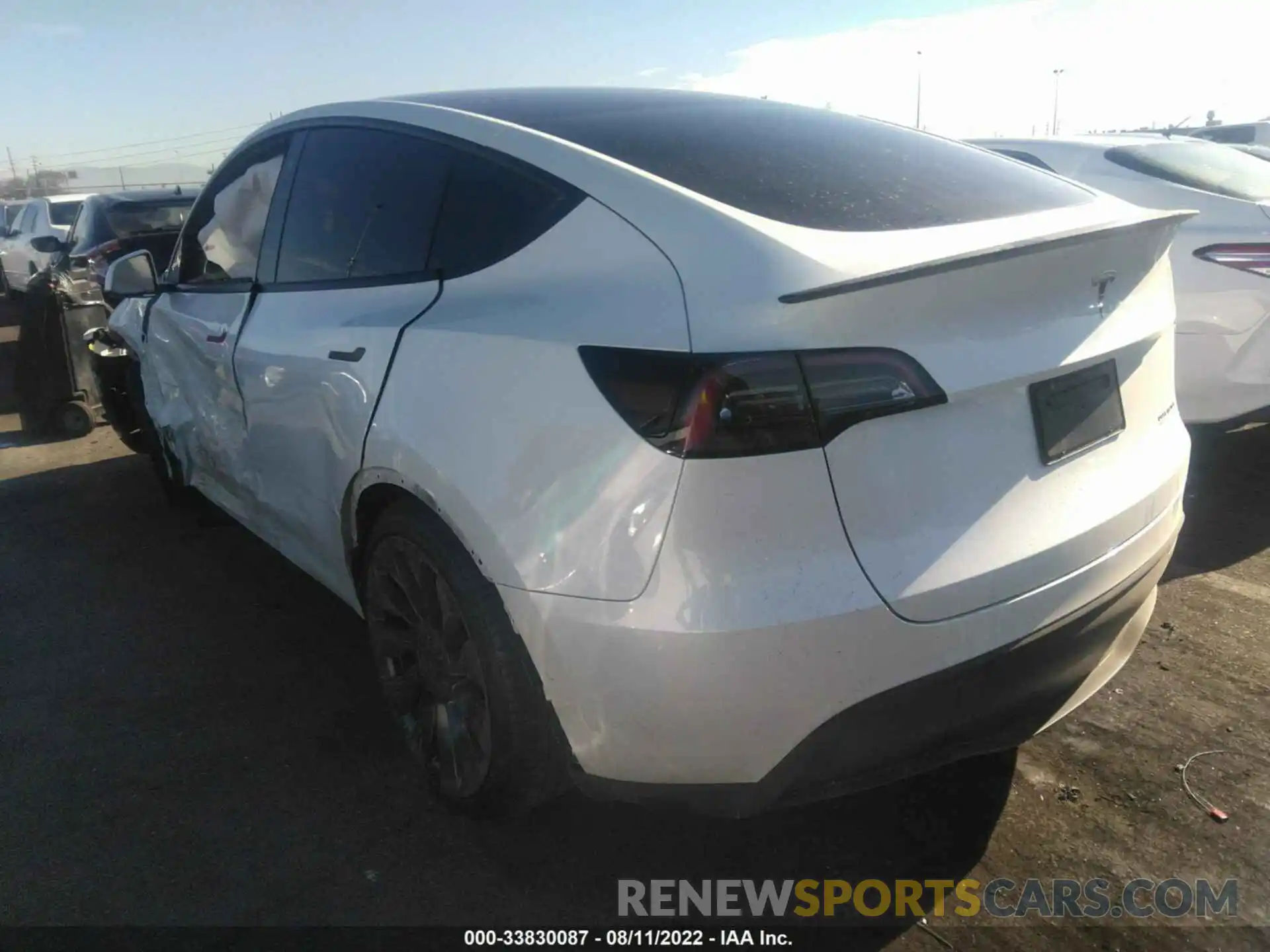 3 Photograph of a damaged car 7SAYGDEF4NF442861 TESLA MODEL Y 2022