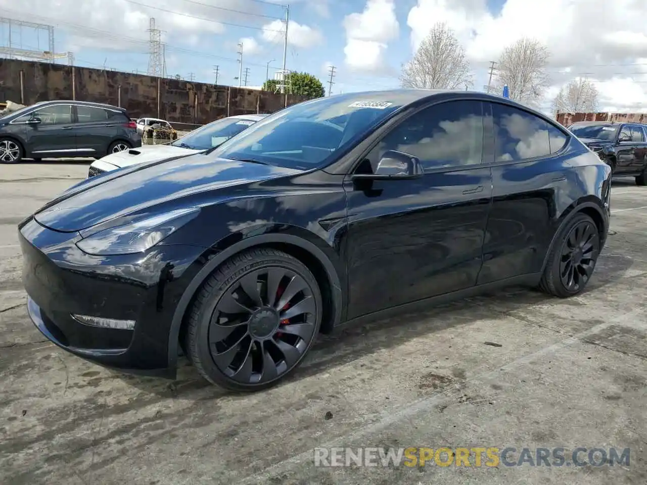 1 Photograph of a damaged car 7SAYGDEF5NF326679 TESLA MODEL Y 2022