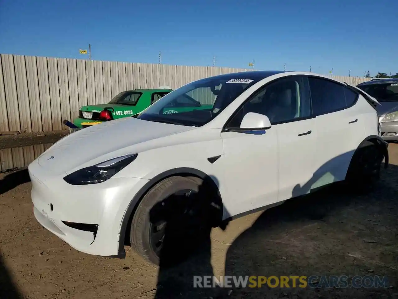 1 Фотография поврежденного автомобиля 7SAYGDEF5NF347922 TESLA MODEL Y 2022