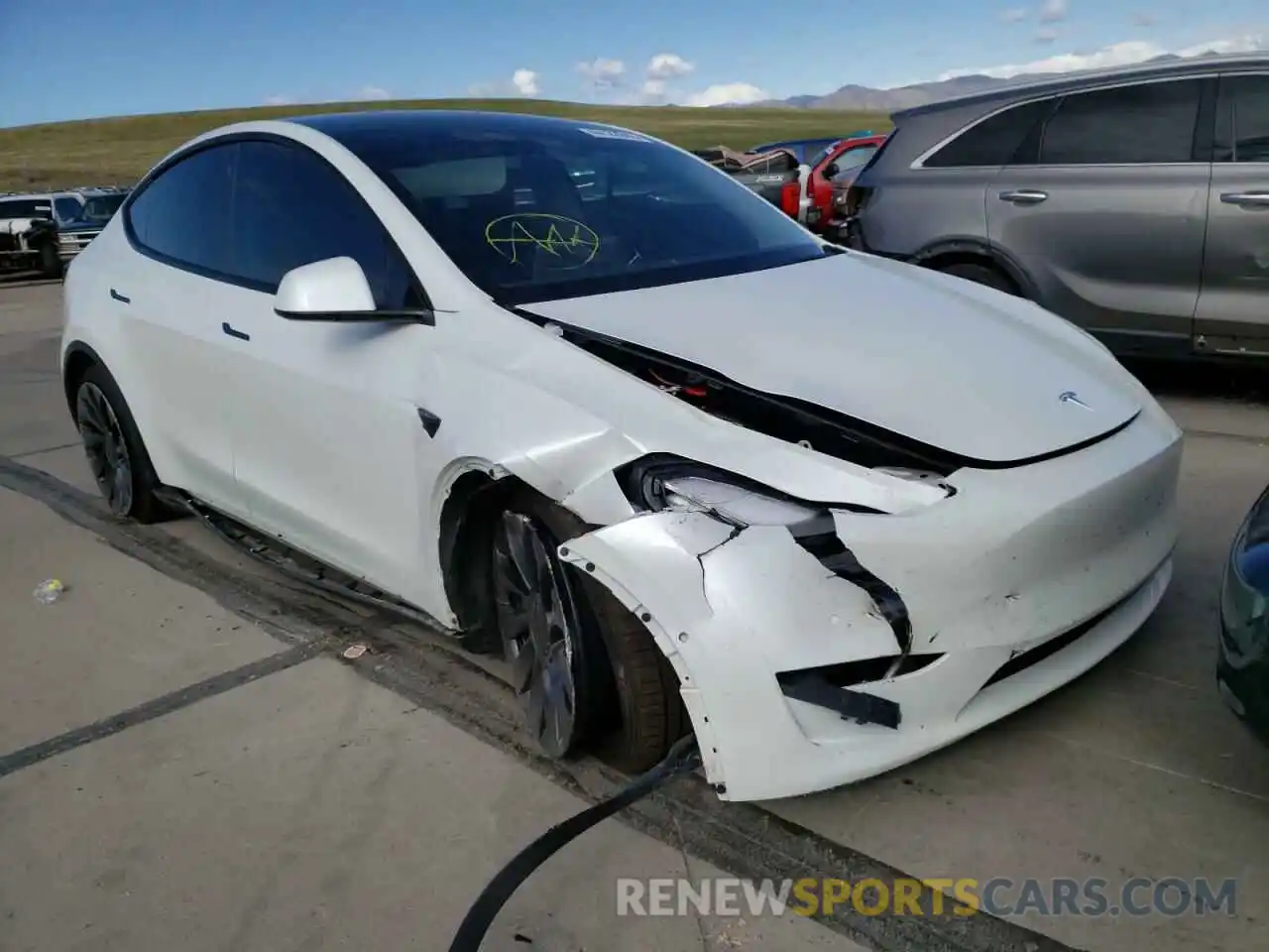 1 Photograph of a damaged car 7SAYGDEF5NF362176 TESLA MODEL Y 2022