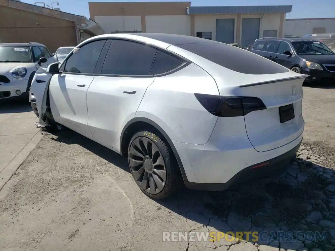 3 Фотография поврежденного автомобиля 7SAYGDEF5NF387935 TESLA MODEL Y 2022