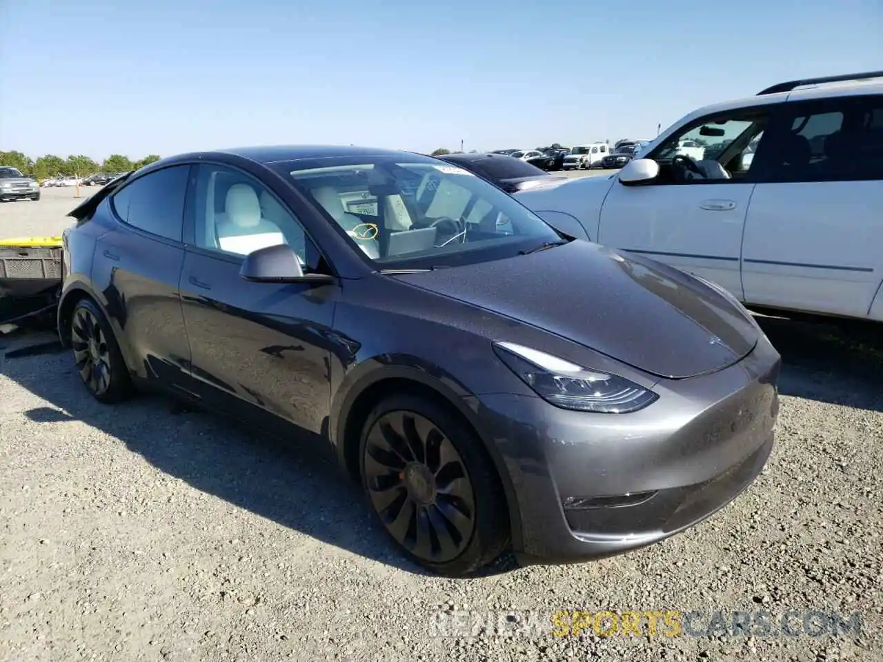 1 Photograph of a damaged car 7SAYGDEF5NF391421 TESLA MODEL Y 2022