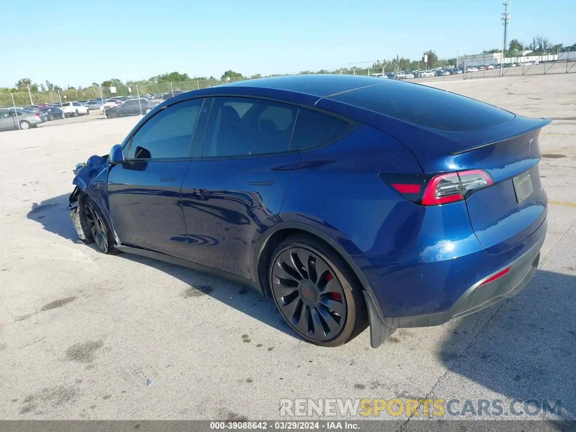 3 Photograph of a damaged car 7SAYGDEF5NF521522 TESLA MODEL Y 2022