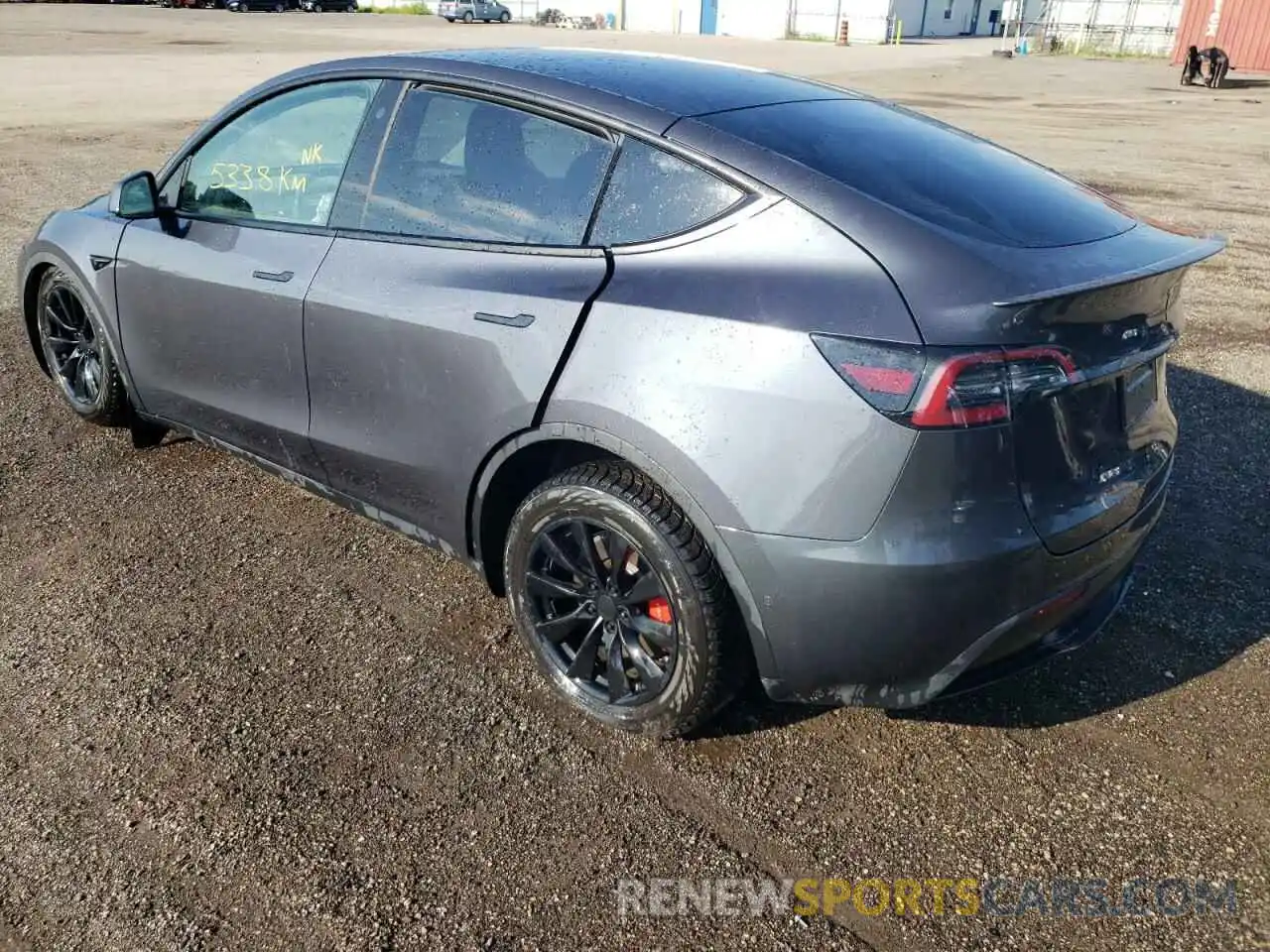 3 Photograph of a damaged car 7SAYGDEF6NF326772 TESLA MODEL Y 2022